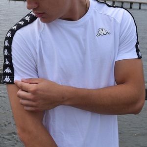 Kappa T-Shirt White Medium